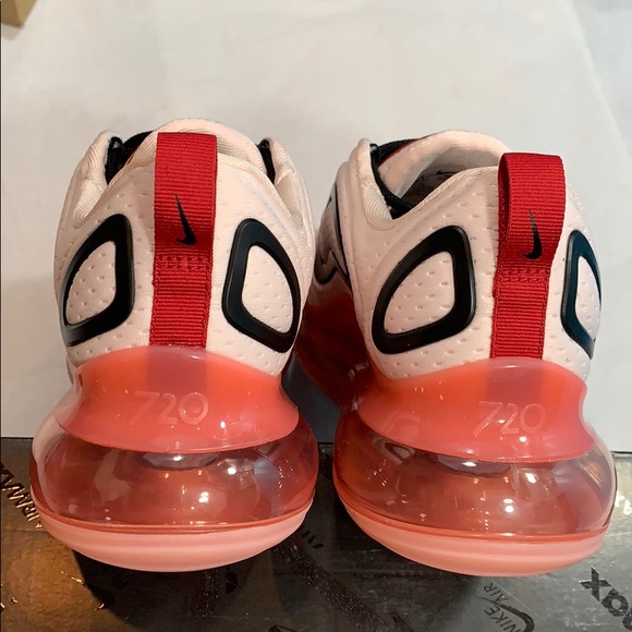 W THE AIR MAX 720 Light Soft Pink/Gym Red - Picture 8 of 16